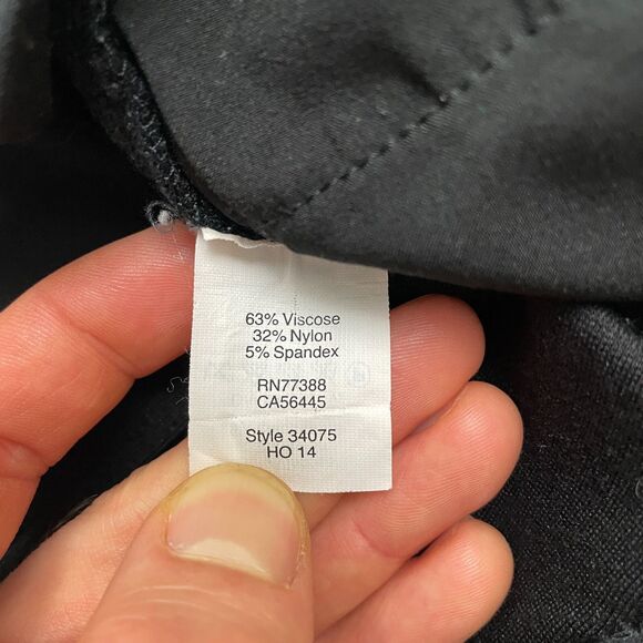 J. Crew The Gigi Jegging Ankle Pants Womens 00 Black Low Rise Pockets 26x24 - Picture 4 of 11